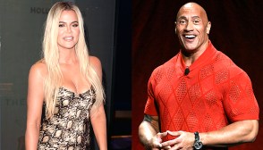 Khloe Kardashian and Dwayne Johnson