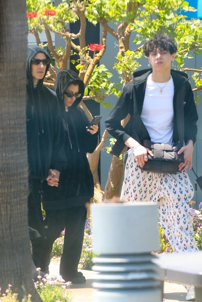 Kourtney and Travis are back in Los Angeles after getting married in Portofino