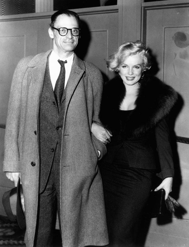 Marilyn Monroe and Arthur Miller