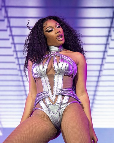 Megan Thee Stallion performs at the Coachella Music & Arts Festival at the Empire Polo Club, in Indio, Calif2022 Coachella Music And Arts Festival - Weekend 1 - Day 2, Indio, United States - 16 Apr 2022