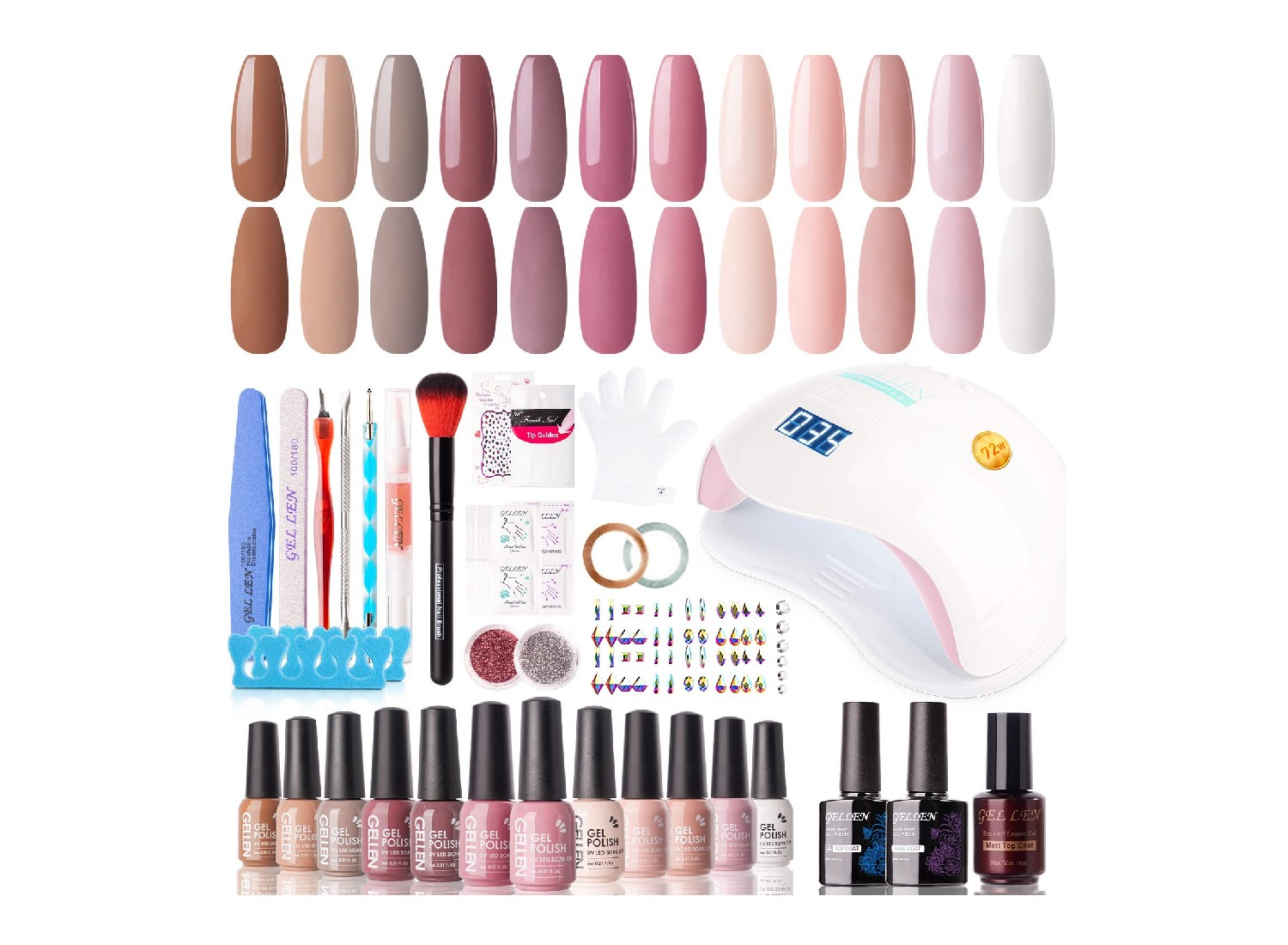 gel nail polish kit reviews