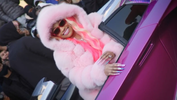 Nicki Minaj Wore Pink Jumpsuit @ Instagram