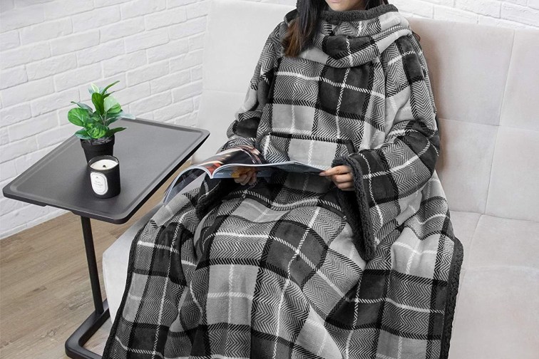 pavilia fleece blanket with sleeves reviews