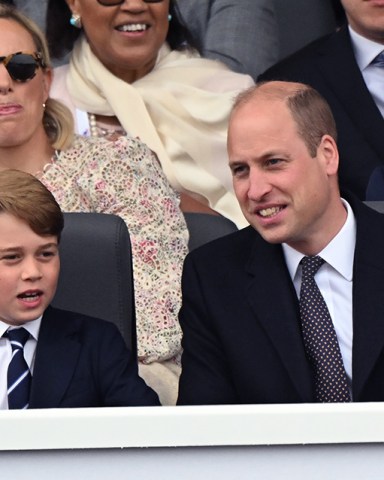 Prince George and Prince William Duke of Cambridge Platinum Jubilee Pageant, London, UK - 05 Jun 2022