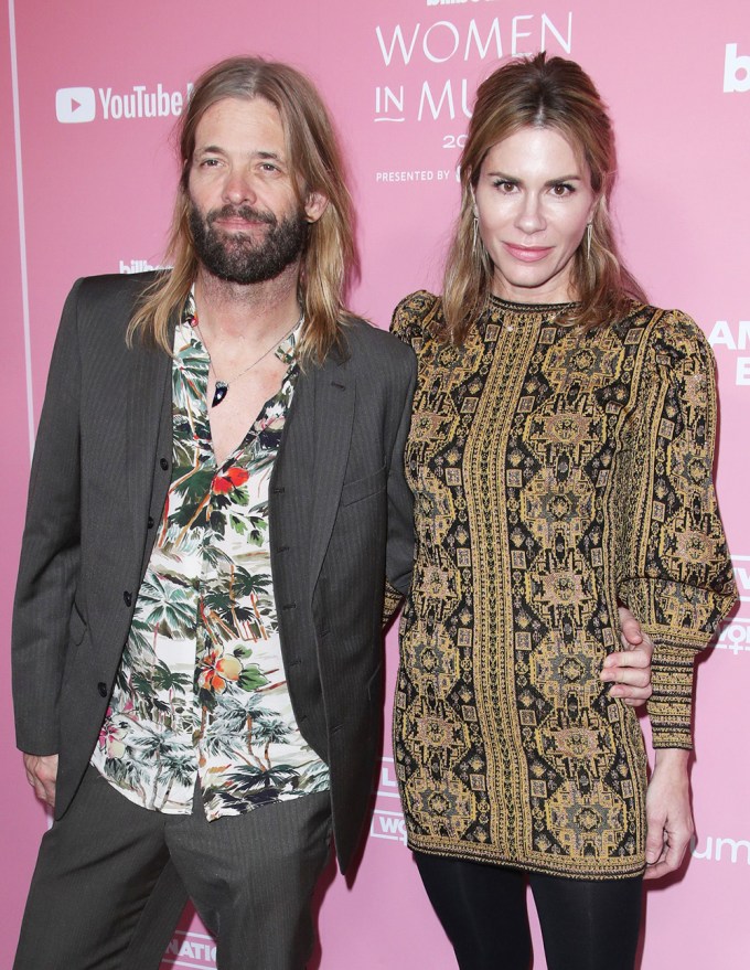 Taylor Hawkins & Wife Alison Pose At The Billboard Women In Music Event