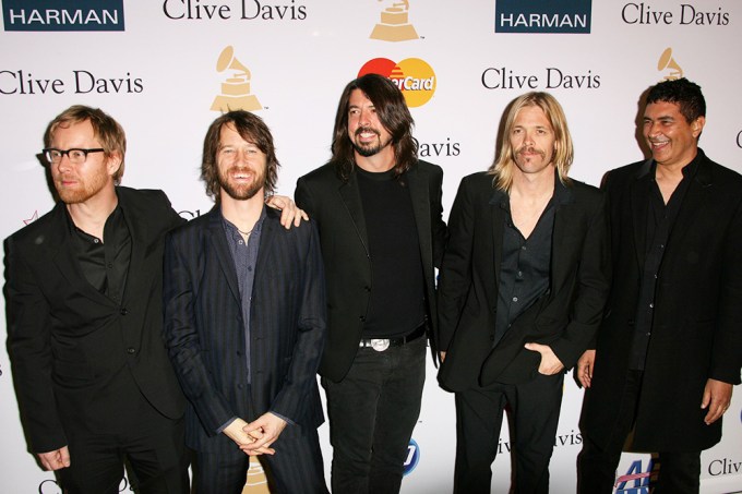 The Foo Fighters At The Pre-Grammy Awards Party