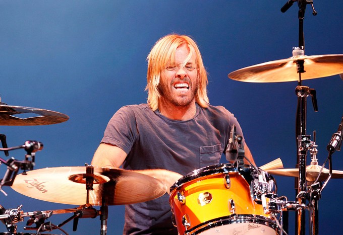 Taylor Hawkins Performs At An Apple Event