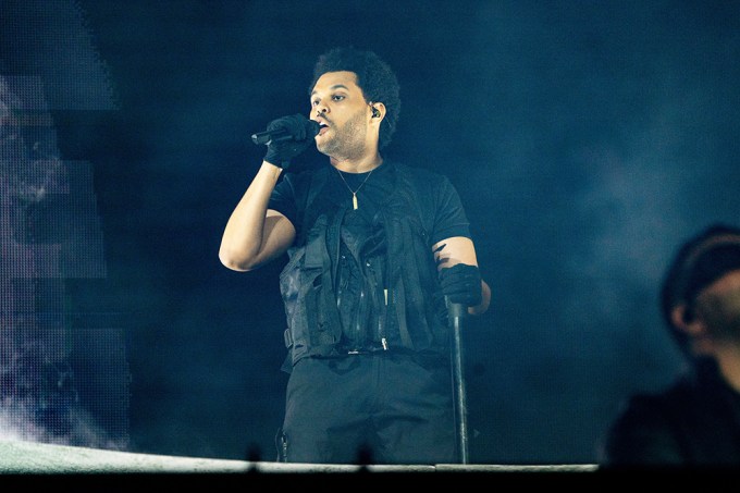 The Weeknd On Stage At Coachella