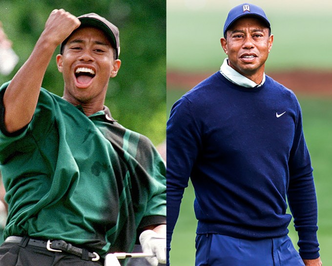 Tiger Woods: Then & Now