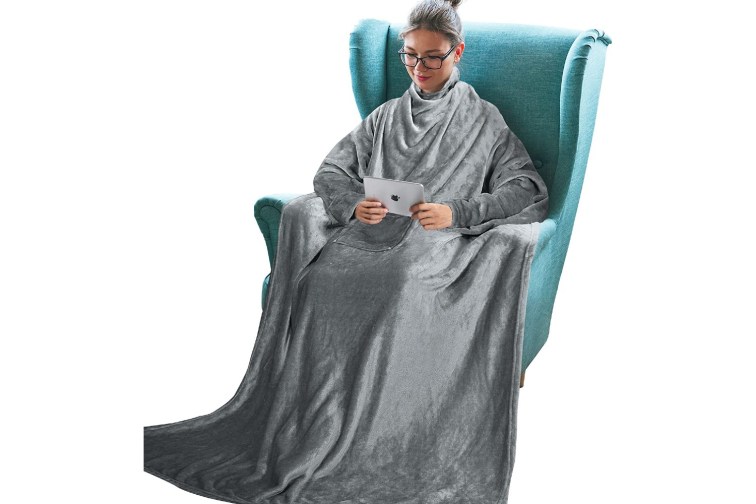 fleece blanket with sleeves reviews