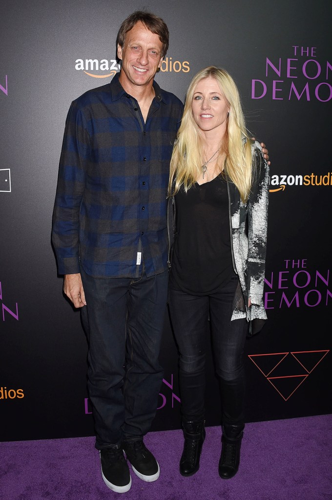 Tony Hawk and Catherine Goodman at ‘The Neon Demon’ film premiere