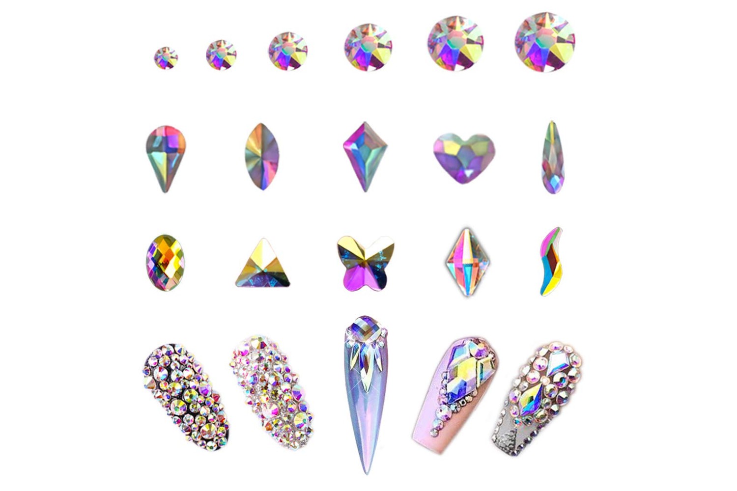 nail rhinestone reviews