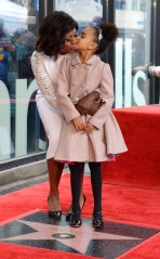 Actress Viola Davis is joined by her daughter Genesis Tennon during an unveiling ceremony honoring Davis with the 2,596th star on the Hollywood Walk of Fame in Los Angeles on January 5, 2017.
Viola Davis Fame Walk, Los Angeles, California, United States - 05 Jan 2017