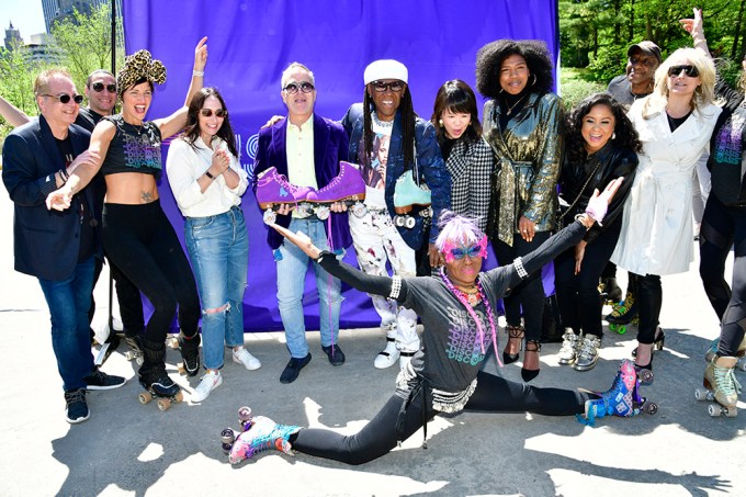 The DiscOasis Press Conference At Central Park’s Wollman Rink With Nile Rodgers