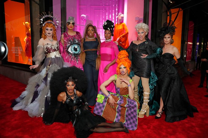 RuPaul’s Drag Race All Stars 7 Saks Fifth Avenue Window Display Ruveal And Red Carpet