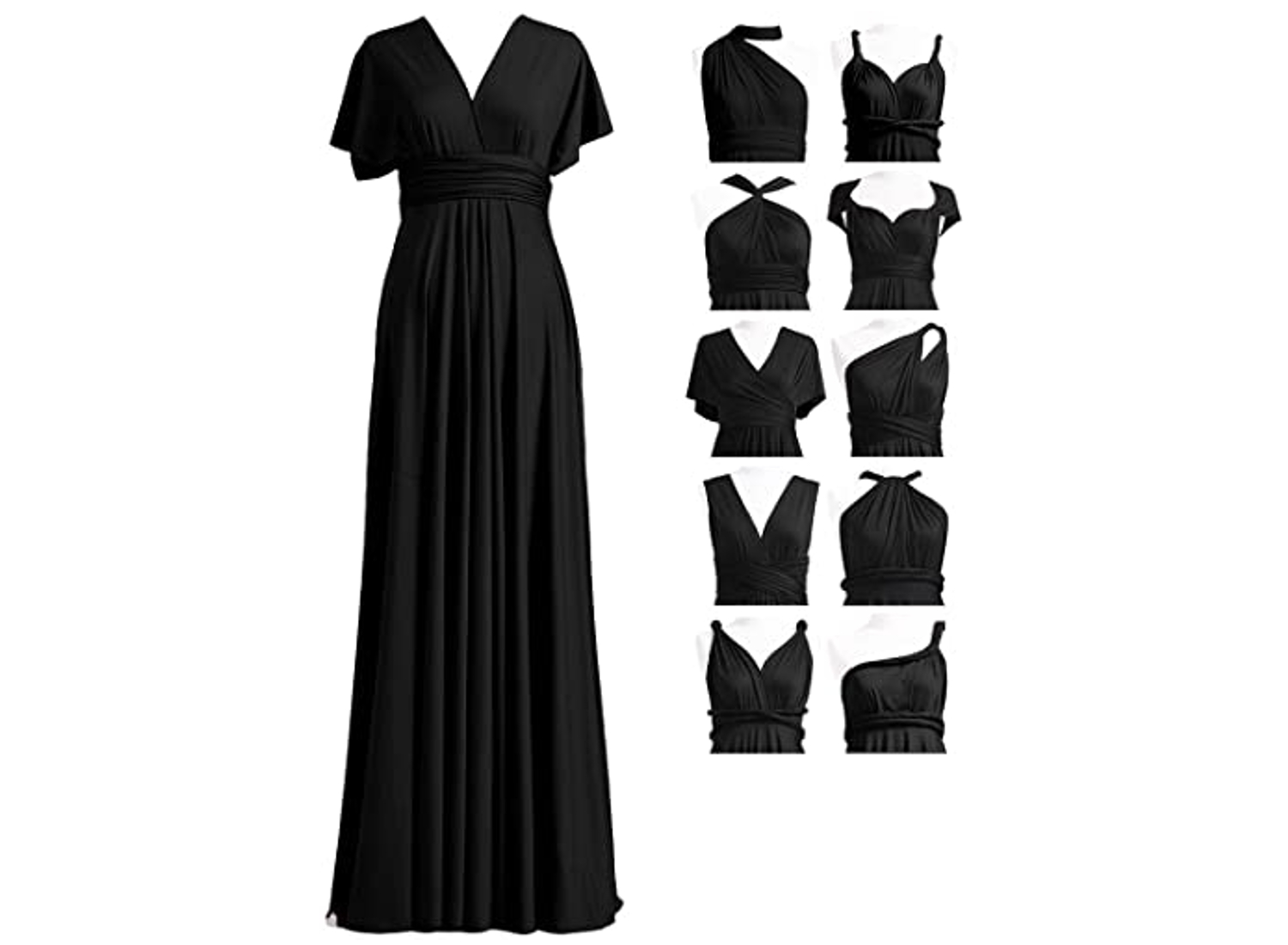 black evening dress reviews