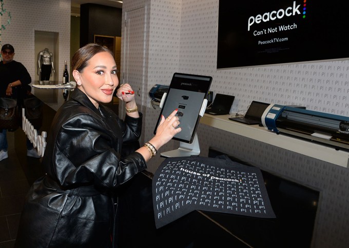 Adrienne Bailon At Peacock`s FYC Immersive Fashion Experience HOUSE OF PEACOCK at the Grove