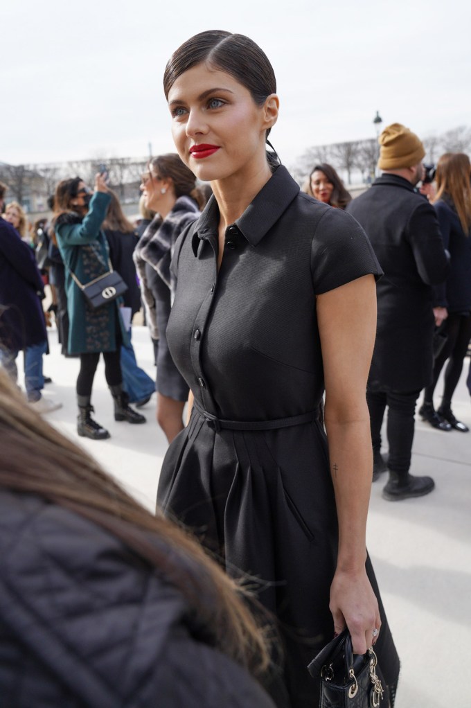 Alexandra Daddario At Dior