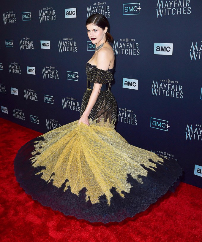 Alexandra Daddario at ‘Mayfair Witches’ premiere
