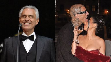 Andrea Bocelli, Kourtney Kardashian, Travis Barker