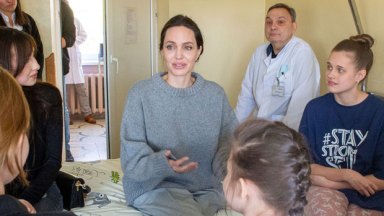 Angelina Jolie in Ukraine