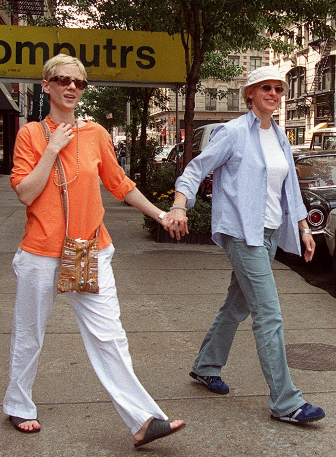 Anne Heche & Ellen DeGeneres in NYC