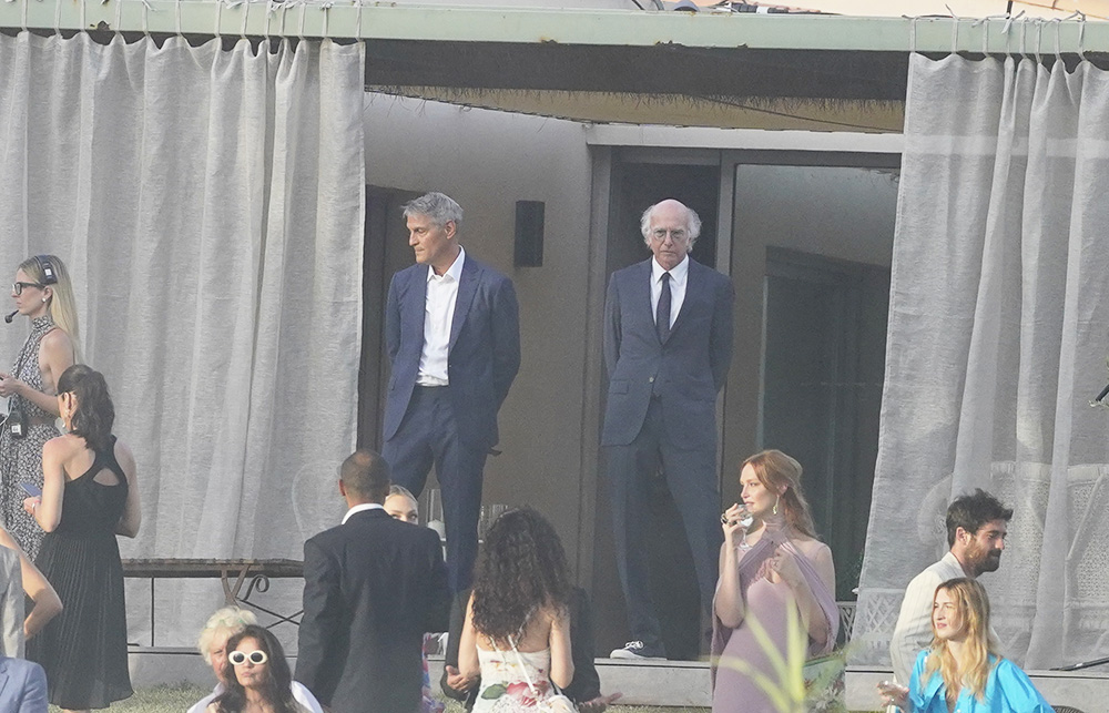 Wedding of Ari Emanuel and Sarah Staudinger in St-Tropez,with guests Emily Ratajkowski, Elon Musk, Puff Daddy, Larry David and Rahm Emanuel Set ID: 604665. 28 May 2022 Pictured: Wedding of Ari Emanuel and Sarah Staudinger in St-Tropez,with guests Emily Ratajkowski, Elon Musk, Puff Daddy, Larry David and Rahm Emanuel Set ID: 604665. Photo credit: EliotPress / ELIOTPRESS / MEGA TheMegaAgency.com +1 888 505 6342 (Mega Agency TagID: MEGA862949_029.jpg) [Photo via Mega Agency]