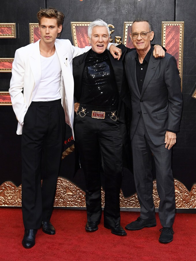 Austin Butler, Baz Luhrmann & Tom Hanks At The London Screening
