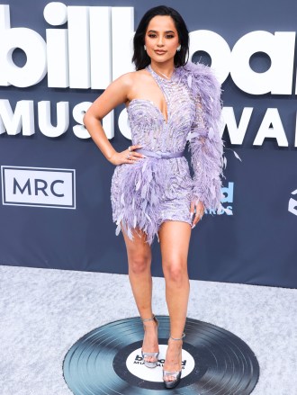 American singer/actress Becky G (Rebbeca Marie Gomez) wearing a Zuhair Murad dress with Hueb, Djula, 64 Facets and Kallati jewelry arrives at the 2022 Billboard Music Awards held at the MGM Grand Garden Arena on May 15, 2022 in Las Vegas, Nevada, United States.
2022 Billboard Music Awards - Arrivals, Mgm Grand Garden Arena, Las Vegas, Nevada, United States - 16 May 2022