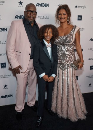 Bobby Brown, Cassius Brown   and Alicia Etheredge-Brown
12th Annual Women of Excellence
Awards and Fashion Show, Arrivals, Los Angeles, California, USA - 11 Sep 2021