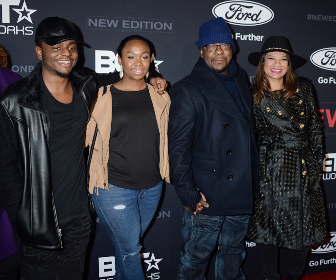 Bobby Brown With His Son And Wife In Los Angeles