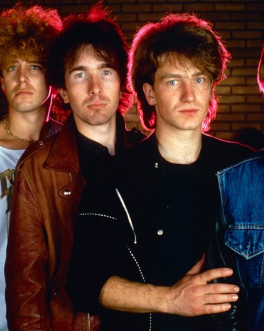 U2 - Adam Clayton, The Edge, Bono, and Larry Mullen Jr Jnr- 1982Various - 1982