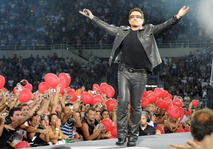 Bono Performs In 2010