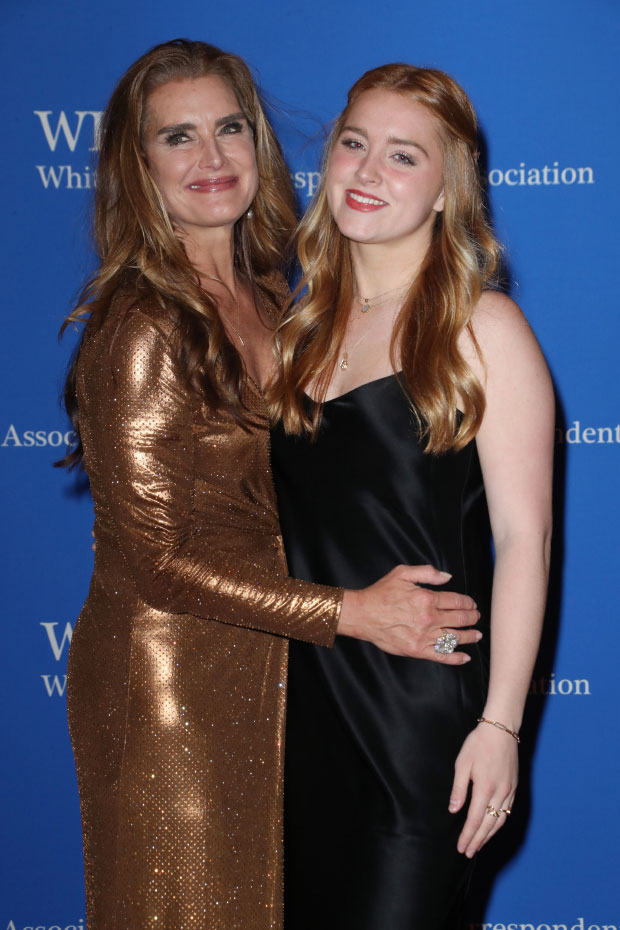 Brooke Shields Takes Daughter To White House Correspondents’ Dinner ...