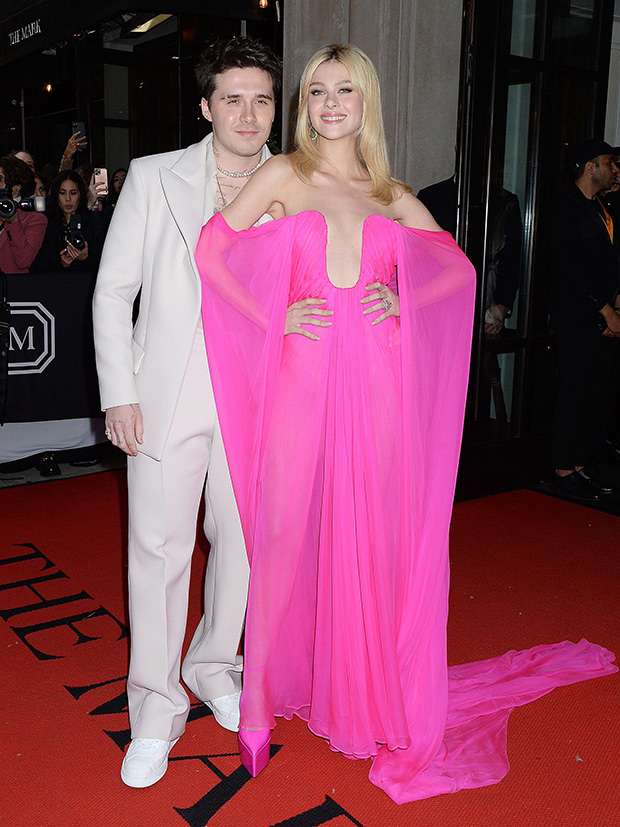 Brooklyn Beckham and Nicola Peltz Match in All-Pink Couple Outfits