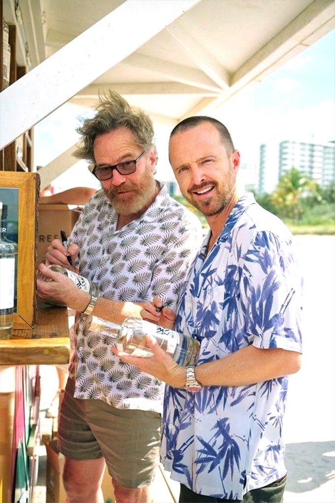 Bryan Cranson and Aaron Paul For Dos Hombres