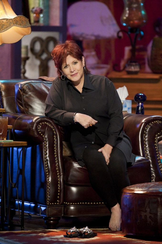Carrie Fisher In 2010