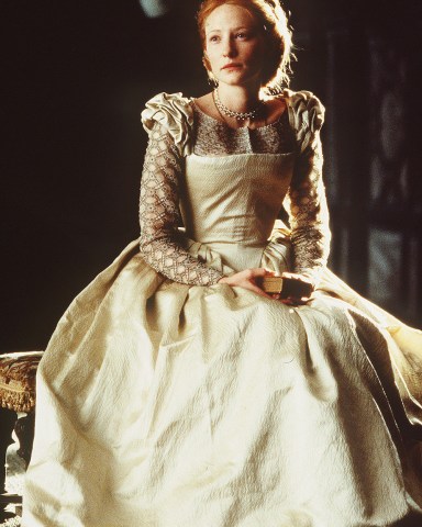 Editorial use only. No book cover usage.Mandatory Credit: Photo by Alex Bailey/Polygram/Kobal/Shutterstock (5884759d)Cate BlanchettElizabeth - 1998Director: Shekhar KapurPolygramUKScene Still