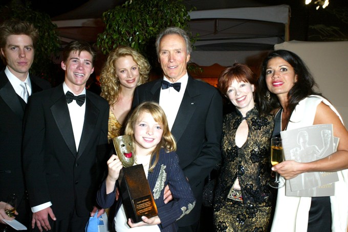 Clint Eastwood & Family In 2003