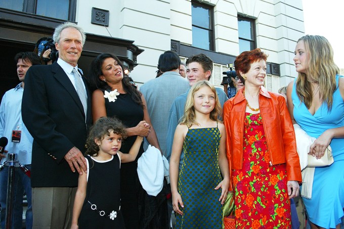 Clint Eastwood & Family In 2002