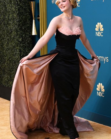 Elle Fanning
74th Primetime Emmy Awards, Arrivals, Microsoft Theater, Los Angeles, USA - 12 Sep 2022