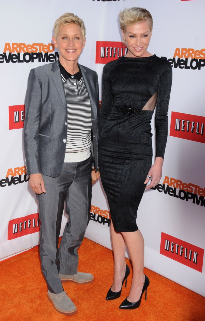 Ellen Degeneres & Portia de Rossi in 2013