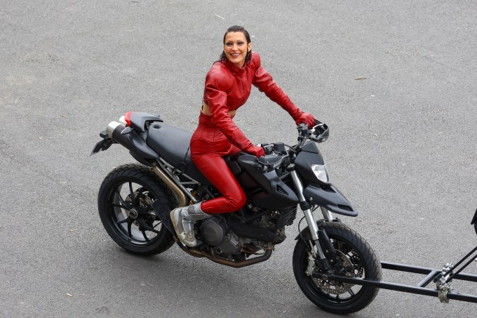 Bella Hadid in Paris