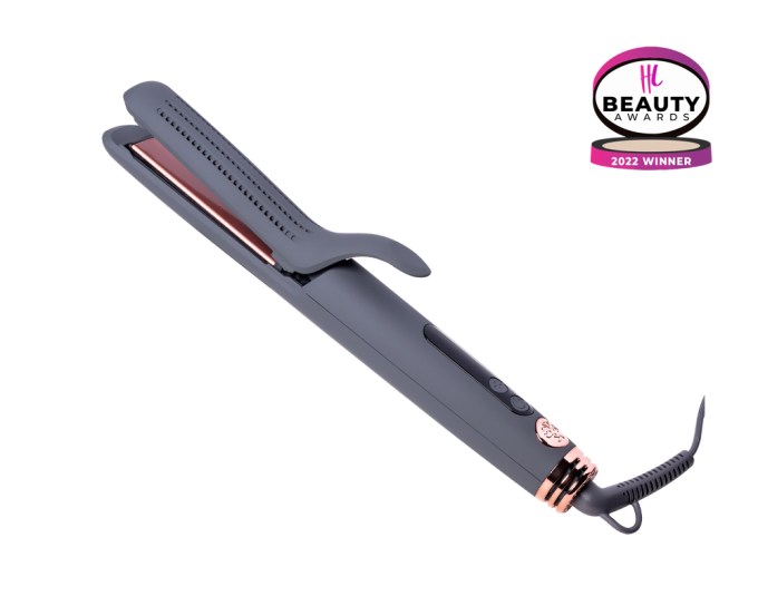 BEST STRAIGHTENER – Hairitage by Mindy Go With The Flow 2-in-1 Styler, $55, walmart.com