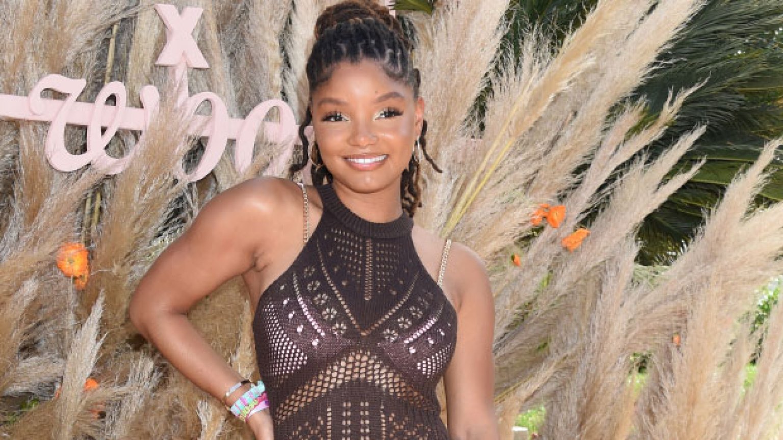 Halle Bailey Flaunts Green Bikini On Tropical Getaway In New Pics