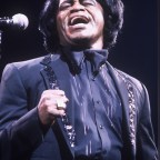 James Brown in concert, Wembley Arena, London, Britain - 1986