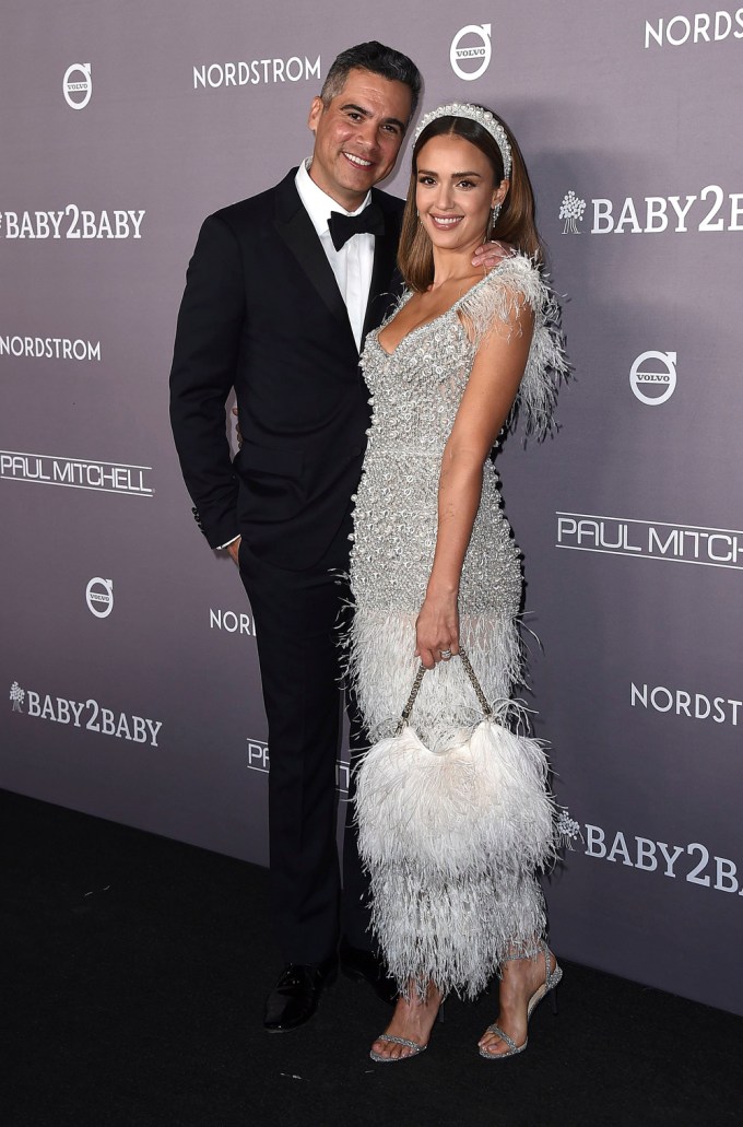 Jessica Alba & Cash Warren At The 2019 baby2Baby Gala