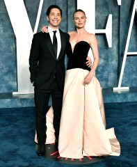 Justin Long, left, and Kate Bosworth arrive at the Vanity Fair Oscar Party, at the Wallis Annenberg Center for the Performing Arts in Beverly Hills, Calif
95th Academy Awards - Vanity Fair Oscars Party, Beverly Hills, United States - 12 Mar 2023