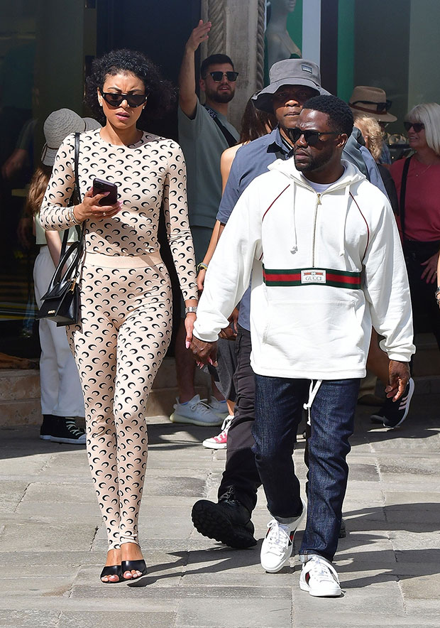 Kevin Hart & Eniko Parrish In Italy 