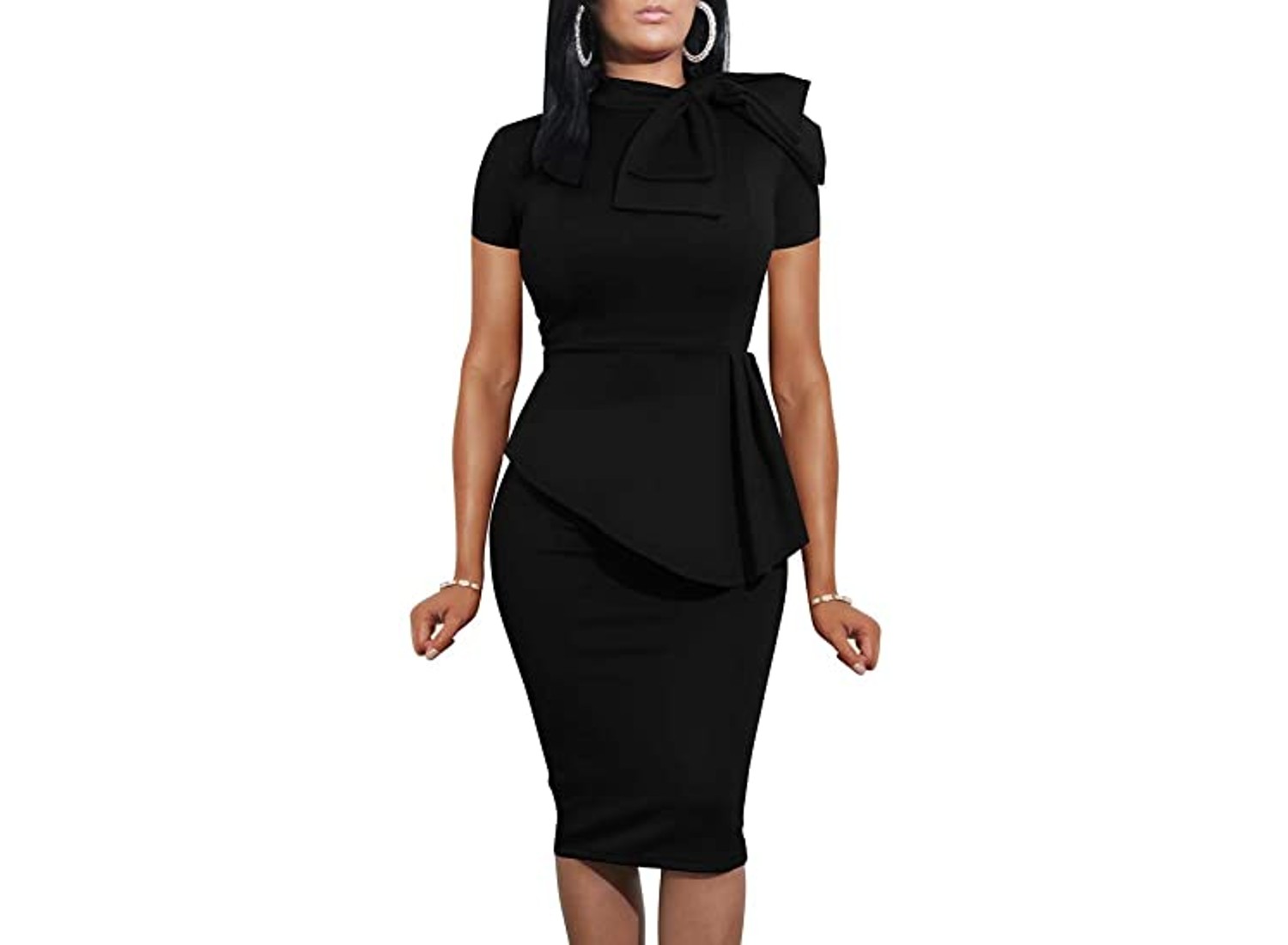 Black Peplum Dress reviews